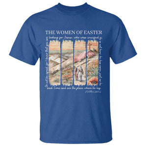 Easter Religious T Shirt Women of Easter He is Risen TS10 Royal Blue Print Your Wear