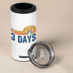Easter A Lot Can Happen in 3 Days 4 in 1 Can Cooler Tumbler Retro Religious Easter Christian TS10 Print Your Wear