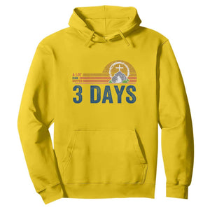 Easter A Lot Can Happen in 3 Days Hoodie Retro Religious Easter Christian TS10 Daisy Print Your Wear