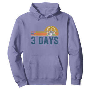 Easter A Lot Can Happen in 3 Days Hoodie Retro Religious Easter Christian TS10 Violet Print Your Wear