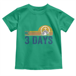 Easter A Lot Can Happen in 3 Days Toddler T Shirt Retro Religious Easter Christian TS10 Irish Green Print Your Wear