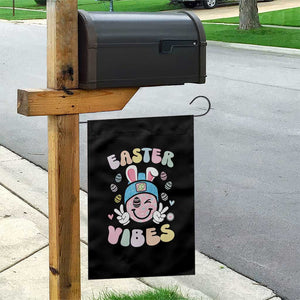 Groovy Easter Vibes Garden Flag Retro Bunny Smile Eggs TS10 Print Your Wear
