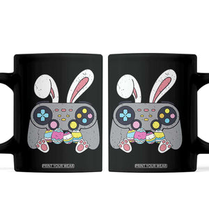 Easter Video Game Coffee Mug Bunny Eggs Gaming Gamer TS10 Black Print Your Wear