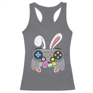 Easter Video Game Racerback Tank Top Bunny Eggs Gaming Gamer TS10 Charcoal Print Your Wear