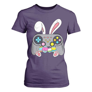 Easter Video Game T Shirt For Women Bunny Eggs Gaming Gamer TS10 Purple Print Your Wear
