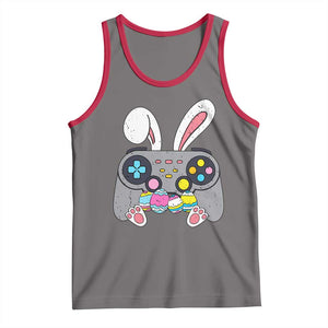 Easter Video Game Tank Top Bunny Eggs Gaming Gamer TS10 Deep Heather Red Print Your Wear