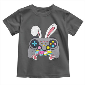 Easter Video Game Toddler T Shirt Bunny Eggs Gaming Gamer TS10 Dark Heather Print Your Wear