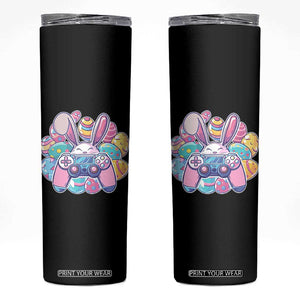 Easter Video Game Skinny Tumbler Cute Bunny Eggs Gaming Gamer TS10 Black Print Your Wear