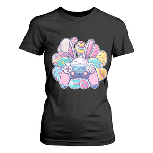 Easter Video Game T Shirt For Women Cute Bunny Eggs Gaming Gamer TS10 Black Print Your Wear