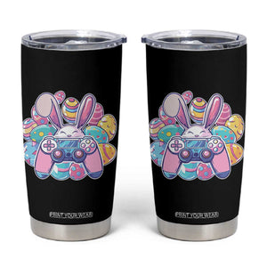 Easter Video Game Tumbler Cup Cute Bunny Eggs Gaming Gamer TS10 Black Print Your Wear
