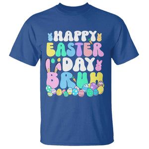 Bruh Easter T Shirt Teens Boys Kids Cute Bunny Eggs TS10 Royal Blue Print Your Wear