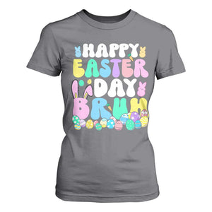 Bruh Easter T Shirt For Women Teens Boys Kids Cute Bunny Eggs TS10 Charcoal Print Your Wear