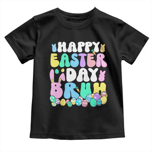 Bruh Easter Toddler T Shirt Teens Boys Kids Cute Bunny Eggs TS10 Black Print Your Wear