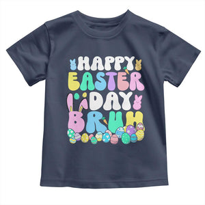 Bruh Easter Toddler T Shirt Teens Boys Kids Cute Bunny Eggs TS10 Navy Print Your Wear