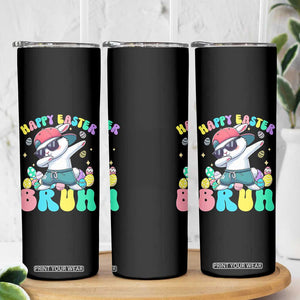 Bruh Easter Skinny Tumbler Funny Bunny Dab Rabbit Dance TS10 Print Your Wear