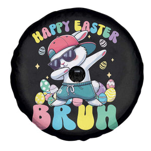 Bruh Easter Spare Tire Cover Funny Bunny Dab Rabbit Dance TS10 Print Your Wear