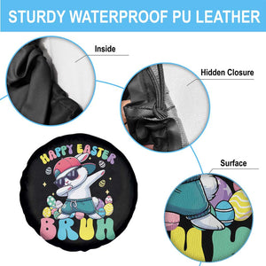 Bruh Easter Spare Tire Cover Funny Bunny Dab Rabbit Dance TS10 Print Your Wear