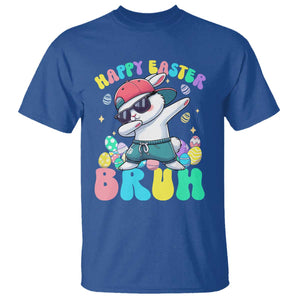 Bruh Easter T Shirt Funny Bunny Dab Rabbit Dance TS10 Royal Blue Print Your Wear