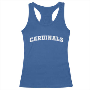 Cardinal Lovers Racerback Tank Top Retro Varsity College Graphic TS10 Royal Blue Print Your Wear
