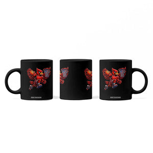 Cardinal Playing Basketball Graphic Coffee Mug Dunk Mascot Sports Fan Gift TS10 Print Your Wear