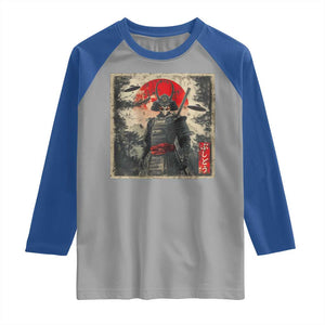 Alien Samurai Raglan Shirt Vintage Japanese Art UFO Funny Ukiyo-e Warrior TS10 Sport Gray Royal Print Your Wear
