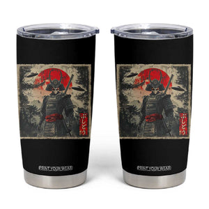 Alien Samurai Tumbler Cup Vintage Japanese Art UFO Funny Ukiyo-e Warrior TS10 Black Print Your Wear