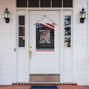 Lincoln 4th Of July Garden Flag Abe Freedom First Safety Third American Flag TS10 Print Your Wear