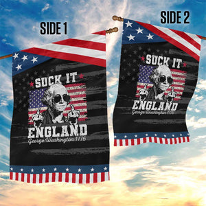Funny 4th of July George Washington Garden Flag Suck It England 1776 TS10 Print Your Wear