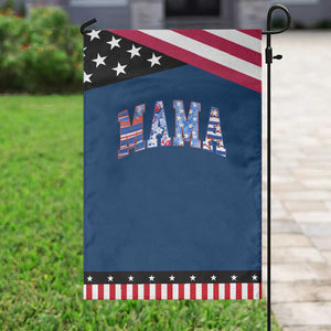 American Mama Garden Flag 4th of July TS10 Classic Blue Black Print Your Wear