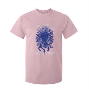Medusa Feminist T Shirt For Kid Womens Rights Mythical Empowerment Graphic TS10 Light Pink Print Your Wear