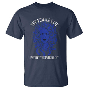 Medusa Feminist T Shirt Womens Rights Mythical Empowerment Graphic TS10 Navy Print Your Wear