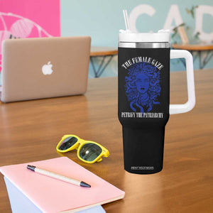 Medusa Feminist Tumbler With Handle Womens Rights Mythical Empowerment Graphic TS10 Print Your Wear