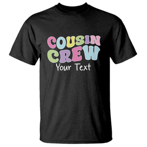 Personalized Matching Cousin Crew T Shirt Custom Name Retro Family Reunion Cousins Vacation TS10 Black Print Your Wear
