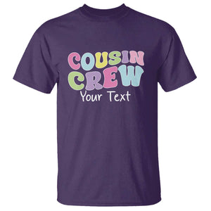 Personalized Matching Cousin Crew T Shirt Custom Name Retro Family Reunion Cousins Vacation TS10 Purple Print Your Wear