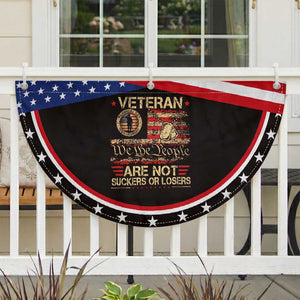 Veterans Are Not Suckers Or Losers Patriotic Fan Flag Vintage Old 1776 Vintage Flag We The People Veteran