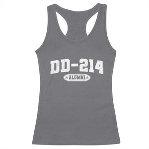 DD-214 Alumni Racerback Tank Top US Army Pride Military Veteran Retired TS10 Charcoal Print Your Wear