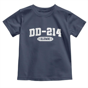DD-214 Alumni Toddler T Shirt US Army Pride Military Veteran Retired TS10 Navy Print Your Wear