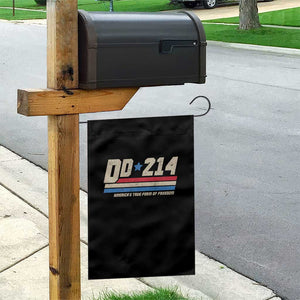 DD-214 Garden Flag Armed Forces Military Alumni Vintage Veteran TS10 Print Your Wear