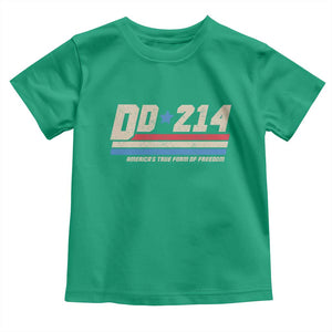 DD-214 Toddler T Shirt Armed Forces Military Alumni Vintage Veteran TS10 Irish Green Print Your Wear