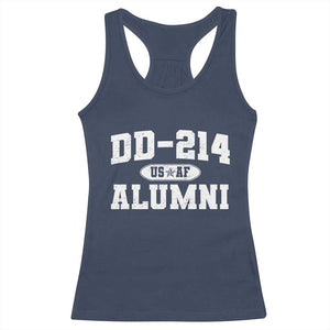 DD-214 US Air Force Alumni Racerback Tank Top US Military Veteran Retired TS10 Navy Print Your Wear