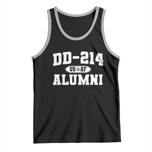 DD-214 US Air Force Alumni Tank Top US Military Veteran Retired TS10 Black Athletic Heather Print Your Wear
