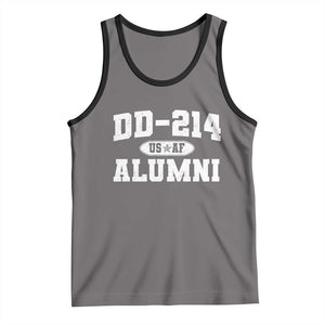 DD-214 US Air Force Alumni Tank Top US Military Veteran Retired TS10 Deep Heather Black Print Your Wear