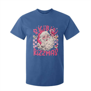 SKIBIDI Rizzmas Santa T Shirt For Kid Rizz Santa Pink Groovy Funny Xmas Gen Alpha Girl Kids TS10 Royal Blue Print Your Wear