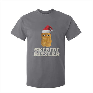 Christmas Skibidi Toilet Rizzler T Shirt For Kid Meme Funny Memes Brainrot Rizz TS10 Charcoal Print Your Wear