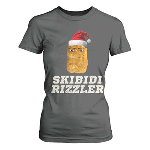 Christmas Skibidi Toilet Rizzler T Shirt For Women Meme Funny Memes Brainrot Rizz TS10 Dark Heather Print Your Wear