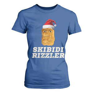 Christmas Skibidi Toilet Rizzler T Shirt For Women Meme Funny Memes Brainrot Rizz TS10 Royal Blue Print Your Wear