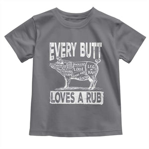 BBQ Toddler T Shirt Pork Butt Rub Dad Grill Gift TS10 Charcoal Print Your Wear