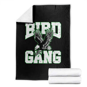Bird Gang Throw Blanket Vintage 90s Style Classic Eagles Fly TS10 Black Print Your Wear