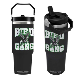 Bird Gang Flip Straw Tumbler Vintage 90s Style Classic EF Fly TS10 One Size: 30 oz Black Print Your Wear