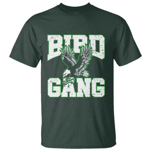 Bird Gang T Shirt Vintage 90s Style Classic EF Fly TS10 Dark Forest Green Print Your Wear